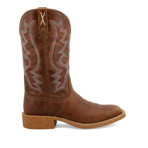 TWISTED X WOMENS 11 INCH TECH X BOOT ROASTED PECAN [SZ:6.5]