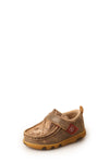 TWISTED X KIDS COW FUR CASUAL MOCS BOMBER/LIGHT TCICA0001