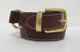 LEATHER BELT HOBBLE - DOUBLE RING