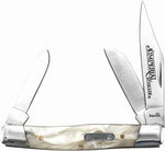 IMPERIAL POCKET KNIFE STOCKMAN 3 BLADE 4" PEARL HANDLE IMP14L 