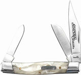 IMPERIAL POCKET KNIFE STOCKMAN 3 BLADE 4" PEARL HANDLE IMP14L 