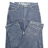WRANGLER COWBOY CUT PREMIUM  PERFORMANCE 47 REG FIT JEANS LEG 34" MIDNIGHT RINSE [SZ:34]
