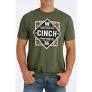 CINCH MENS TSHIRT MTT1690501 HGN KHAKI [SZ:S]