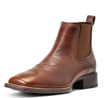 ARIAT MENS BOOT - BOOKER ELASTIC SIDE - ULTRA ROYAL BROWN - 10040289 [SZ:10]