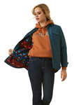 ARIAT WOMENS DILON SHIRT JACKET - REFLECTING POND [SZ:S]