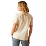 ARIAT WOMENS RANCHO RODEO SS TSHIRT SUMMER SAND [SZ:S]