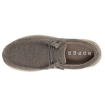 ROPER MENS CLEARCUT LOW BROWN CANVAS SHOES [SZ:8.5]