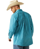 ARIAT MENS SHIRT PRO SERIES JOURNEY CLASSIC FIT LS SHIRT TURQUOISE [SZ:M]
