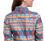 ROPER WOMENS WEST MADE COLLECTION - LS SHIRT PRINT MULTI  AZTEC - 03-050-0067-0323 MU [SZ:S]