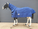 HORSE RUG BLUE DOG UNLINED COMBO [SZ:5'6"]