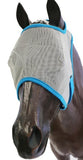 FLY MASK HORSEMASTER GREY/TURQUOISE FULL