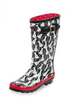 THOMAS COOK DELORAINE COLLIE GUMBOOT BLACK/RED T2W28385 553 [SZ:7]
