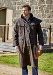 THOMAS COOK HI COUNTRY OILSKIN LONG COAT RUSTIC MULCH [SZ:XXL]