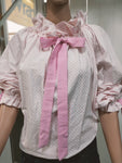 NORAH SHEET SHIRT - WHITE DOTTY [SZ:L]