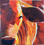 MICHELLE CRONER CUSHION COVER ORANGE COW
