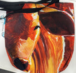 MICHELLE CRONERTOTE BAG ORANGE COW