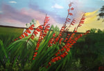 MICHELLE CRONER ORIGINAL ART JACKIE'S GARDEN 