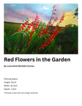 MICHELLE CRONER ORIGINAL ART JACKIE'S GARDEN 