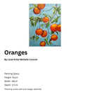 MICHELLE CRONER ORIGINAL ART ORANGES