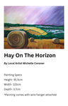 MICHELLE CRONER ORIGINAL ART HAY BALES 