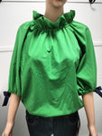 NORAH SHEET SHIRT - GREEN WITH ENVY [SZ:S]