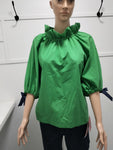 NORAH SHEET SHIRT - GREEN WITH ENVY [SZ:S]