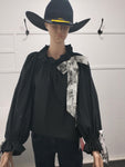 NORAH SHEET SHIRT - MIDNIGHT FLORAL [SZ:L]