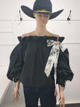 NORAH SHEET SHIRT - MIDNIGHT FLORAL [SZ:L]