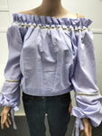 NORAH SHEET SHIRT - LAVENDER LACE [SZ:L]