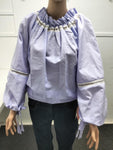NORAH SHEET SHIRT - LAVENDER LACE [SZ:L]
