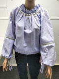 NORAH SHEET SHIRT - LAVENDER LACE [SZ:L]