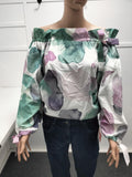 NORAH SHEET SHIRT - EMERALD INK [SZ:M]