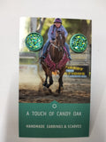 A TOUCH OF CANDY SMALL FLAT EARRINGS [SZ:TURQUOISE SPARKLE]