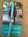 A TOUCH OF CANDY OAK BRACELET SPRAY OF ROSES 