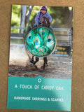A TOUCH OF CANDY OAK BROOCH PEACOCK