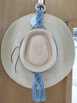 TPHS MACRAME HAT HANGER DENIM BLUE - UP TO 60CM HAT