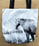 TPHS TOTE BAG - BLACK & WHITE - HORSE