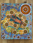 ISMAY LAW WAKKA WAKKA ELDER ORIGINAL ART - GOANNA
