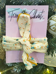 TREASURE CHEST CO YELLOW DAINTY FLORAL SCARF
