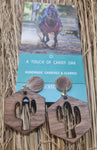 A TOUCH OF CANDY EARRINGS - TIMBER [=:HIDE N CACTUS]