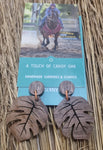 A TOUCH OF CANDY EARRINGS - TIMBER [=:TIMBER LEAVES]