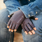 BUSH MITS SUN PROTECTION GLOVES THE BRADY'S (GREY) [SZ:M]