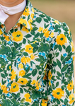 BLACK COLT LADIES SHIRT MAGGIE GREEN AND YELLOW FLORAL [SZ:8]