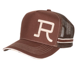 ROPER TRUCKER CAP BRANDED CHOCOLATE/STONE 