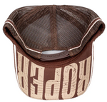 ROPER TRUCKER CAP BRANDED CHOCOLATE/STONE 
