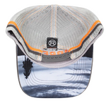 ROPER TRUCKER CAP WESTERN SCENE CHARCOAL/GREY 