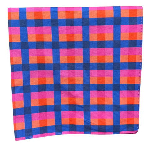BUSH MITS NECK SCARF - DESERT SUNSET GINGHAM [SZ:OS]