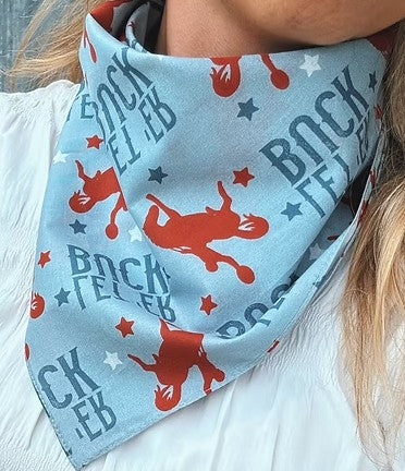 TREASURE CHEST CO SCARF - LET 'ER BUCK SCARF 