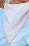 TREASURE CHEST CO SCARF - PINK TULIP SCARF 