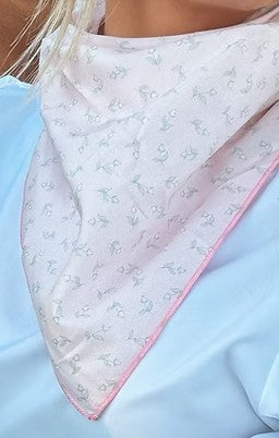 TREASURE CHEST CO SCARF - PINK TULIP SCARF 